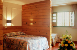 Accommodation of the Hotel Suites Colonial, Cozumel, Mexico.
